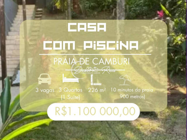 #CA1009 - Casa para Venda em São Sebastião - SP - 1